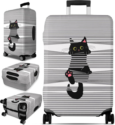 Funda equipaje Tsa aprobado gato gris