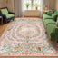 Alfombras 5x7ft lavables antideslizantes unicornio rosa