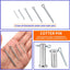 Kit 175 Pzas Pasadores Chaveta Acero Carbono Galvanizado