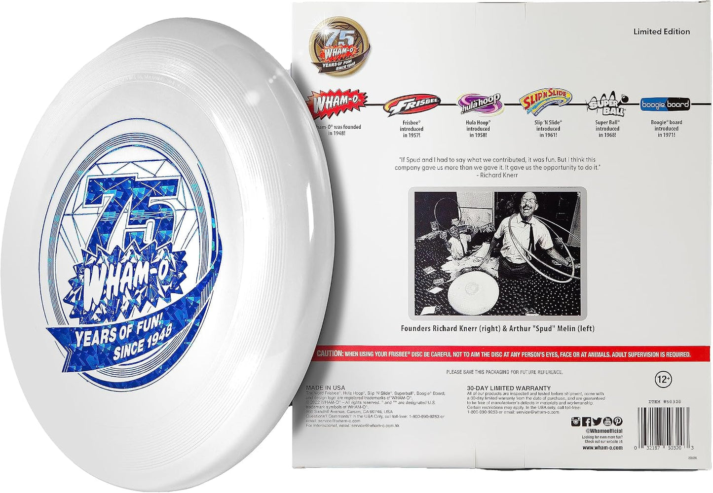 Disco volador Frisbee 10.8pulg edición limitada coleccionista