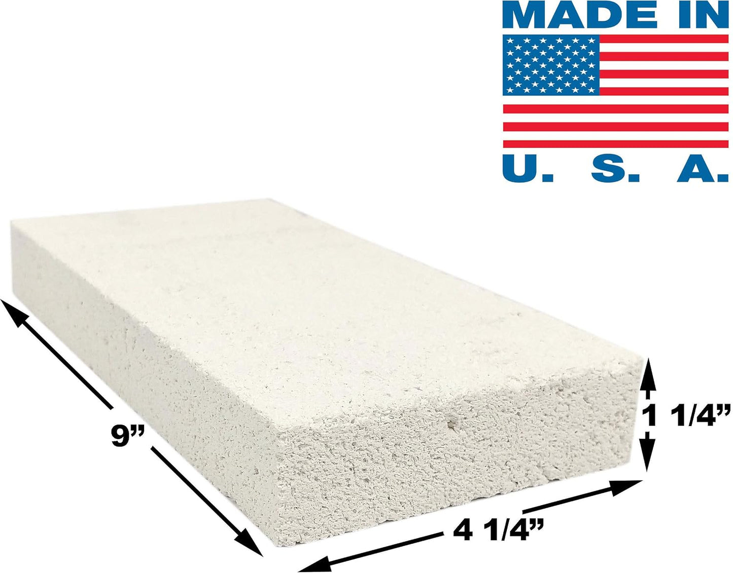 Ladrillo aislante térmico 1.25x4.5x9 Split 2 pzas