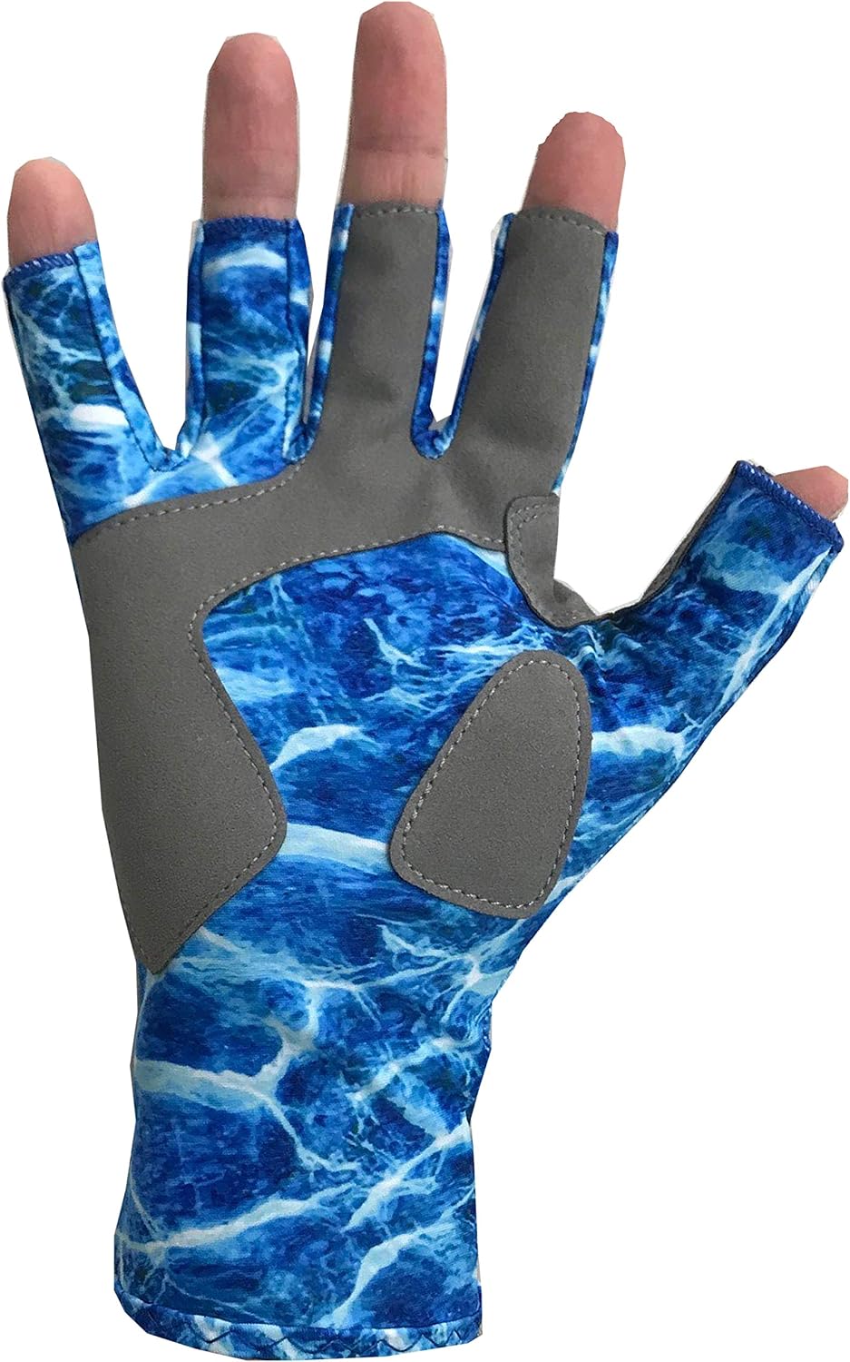 Guantes sol para pesca ligeros duraderos transpirables