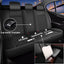 Juego 5 fundas asiento Ford Escape 2001-24 piel sintética negra