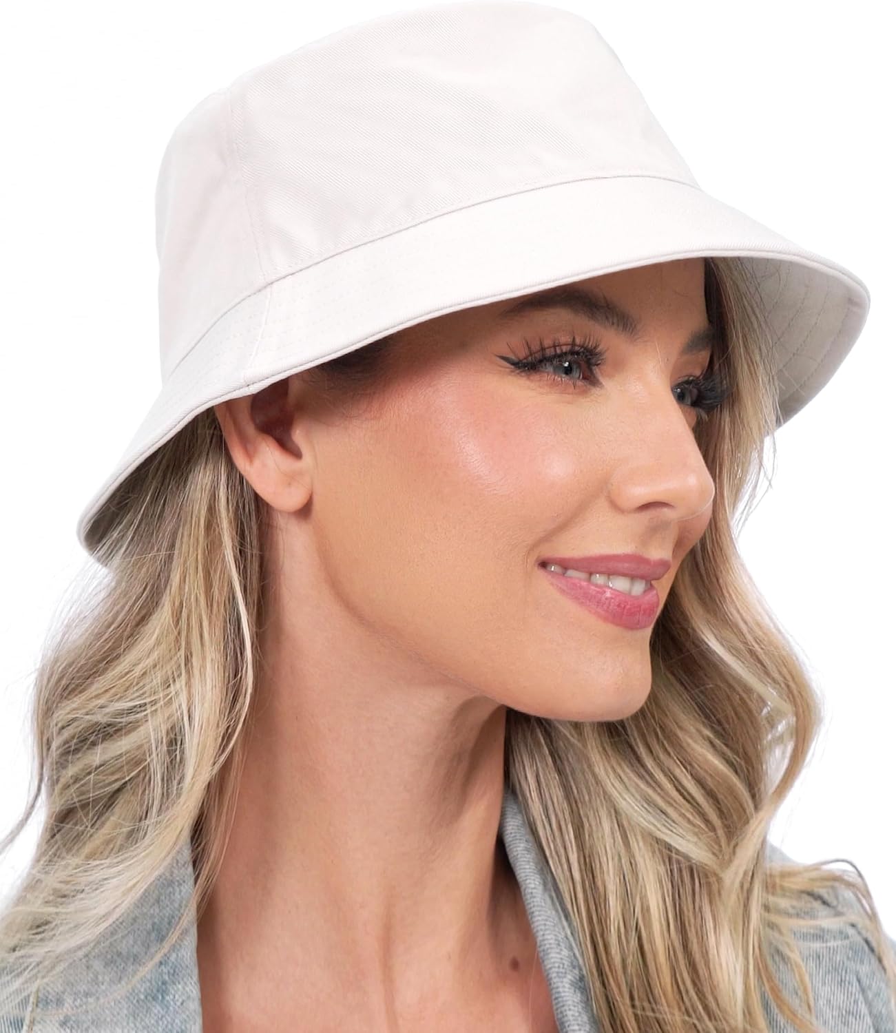 Sombrero pescador algodón unisex UPF 50 ligero plegable