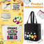 Bolsas de bingo con bolsillos y cremallera poliéster negro