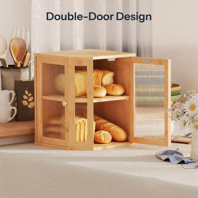 Estante organizador pan 2 niveles expandible cocina