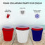 Vaso espuma blanco fiesta 6uds Fabricado EE.UU.