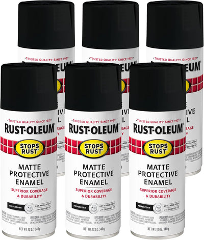 Pintura aerosol prevención óxido 12oz grano pimienta mate 6pzas