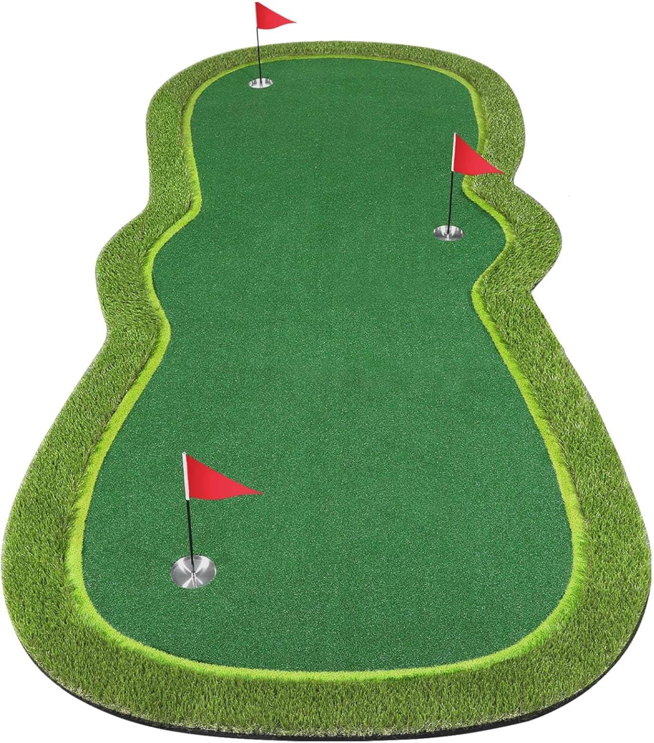 Alfombra golf practicar putt profesional grande con copa