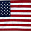 Bandera EE.UU. 2.5x4ft nailon 210D estrellas bordadas