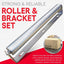 Soportes rodillos acero galvanizado 21pulg 250lb 2uds