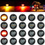 Luces LED remolque 3/4" indicadores traseros impermeables