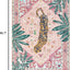 Alfombras lavables estilo bohemio 5x7ft jungla oriental