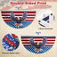 Bandera EE.UU. 2x4ft set 6 Banderines 250 aniversario