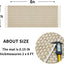 Alfombra pasillo 2x6ft antiderrap con respaldo goma