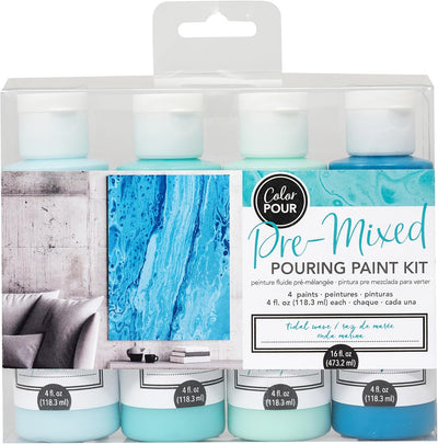 Kit pintura premezclada para verter 4 unidades