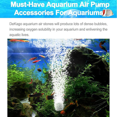 20 Piedras Aire Acuario Difusor Burbujas 1pulg