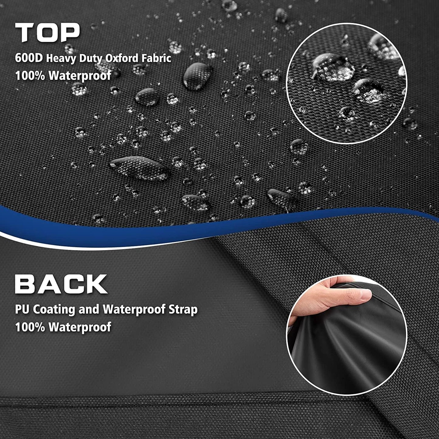 Cubierta generador impermeable 24x17x18" poliéster 600D