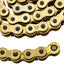 Cadena anillo en X oro 420 96 eslabones con maestro