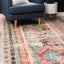 Tapete bohemio tribal azul polipropileno