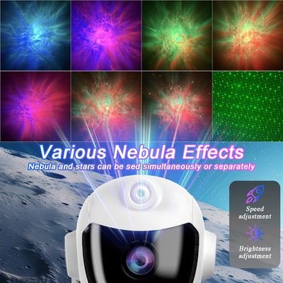 Proyector estrellas y galaxia para techo con control remoto