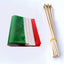 Banderas mexicanas 5x8pulg pack 12