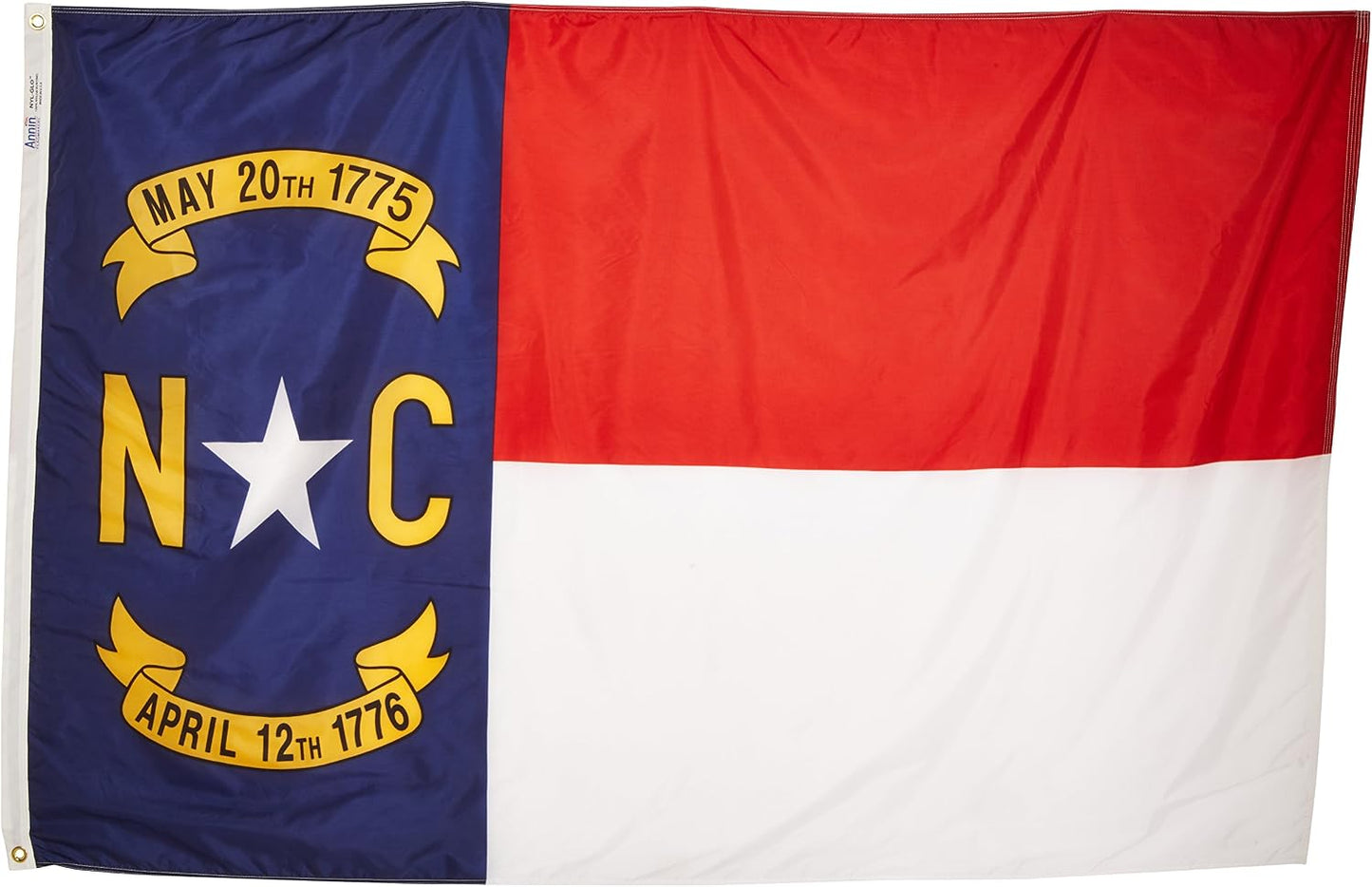 Bandera Carolina del Norte 4x6ft fabricada EE.UU.