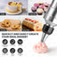 Juego jeringas glaseado cupcakes 6 boquillas 9 moldes silicona
