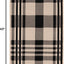 Alfombra lavable exterior 2x3'7" cuadros natural beige