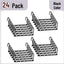 Perchas plegables 24 pzas plástico 5 ranuras ahorrar espacio