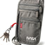 Bolsa para cuello gris con cartera RFID