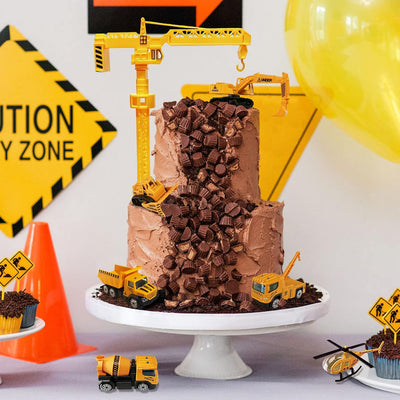 Set 21 Pzas Mini Vehículos Construcción Torre