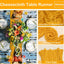 Camino mesa gasa bohemio amarillo mostaza 35x120pulg