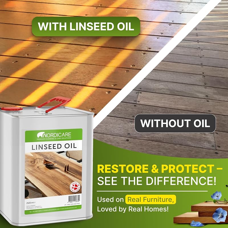 Aceite linaza puro para madera interior 84.5oz