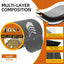 Cinta butilo 6pulg x50ft pack 2 impermeable para vigas