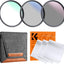 Kit filtro UV CPL ND4 3 pzas 2.638" con paño y bolsa