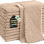 12 Pzas Paños Cocina Microfibra Antiadherente 10x10pulg