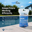 2 Filtros arena piscina fórmula pura 50lb