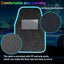 Alfombrillas coche con luz LED app control negras