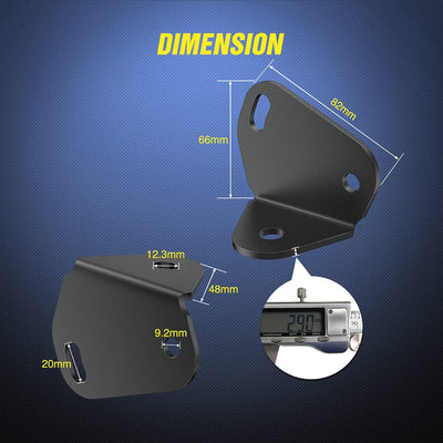 2 Soportes Antena Bandera Comp Can-am Maverick X3 17-21
