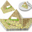 Paquete 36 Tarjetas Lugar Mesa Pascua 3D Con Ladrillo Flores