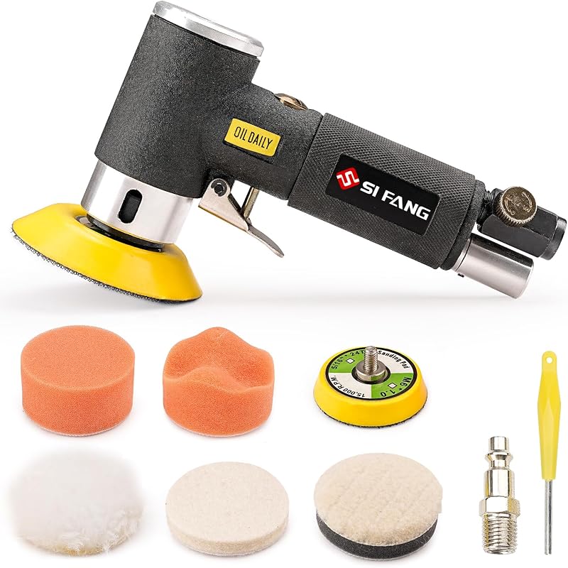 Lijadora orbital 2-3" negra para carrocería