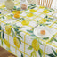 Mantel cuadros búfalo amarillo 52x70pulg resistente agua