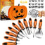 Kit tallado calabaza 10 pzas con plantillas reutilizables