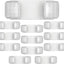 12 Luces LED Emergencia con Batería 120-277V Cert UL