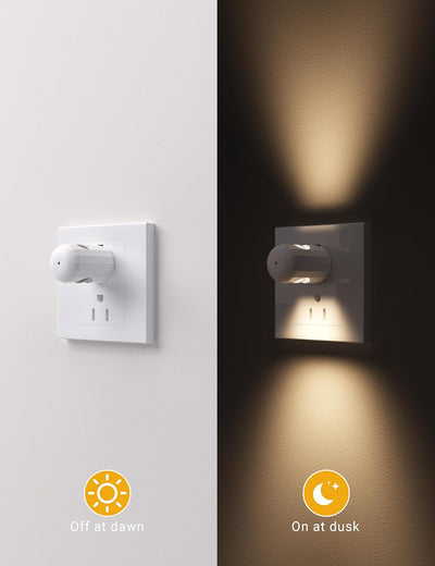6 Luces LED Nocturnas Pared 2700K Blanco Cálido