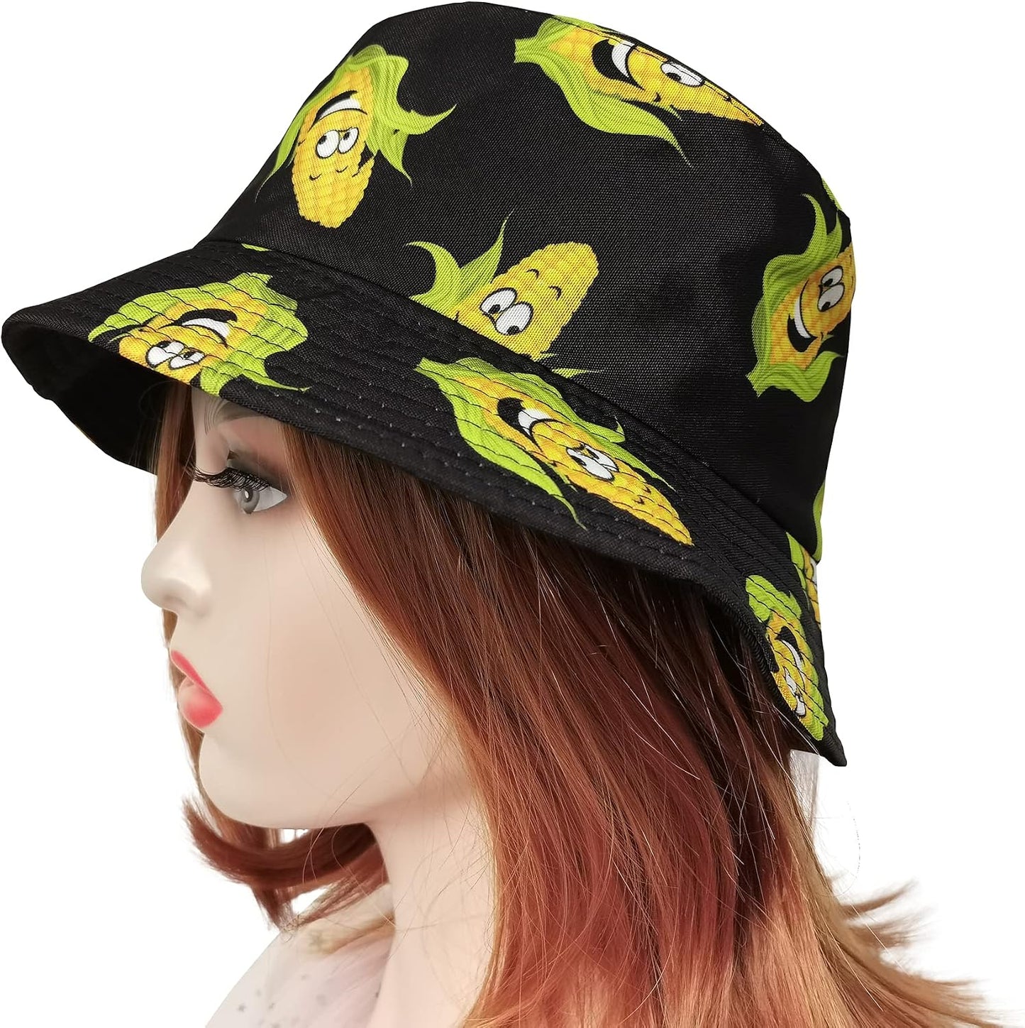 Sombrero pescador reversible unisex estampado