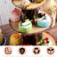 Soporte cupcakes madera rústica 3 niveles fiesta baby shower