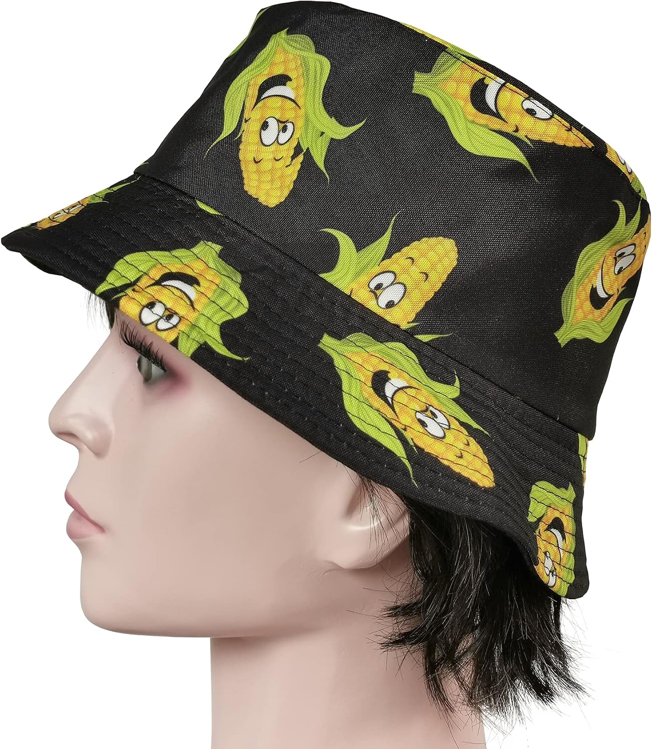 Sombrero pescador reversible unisex estampado