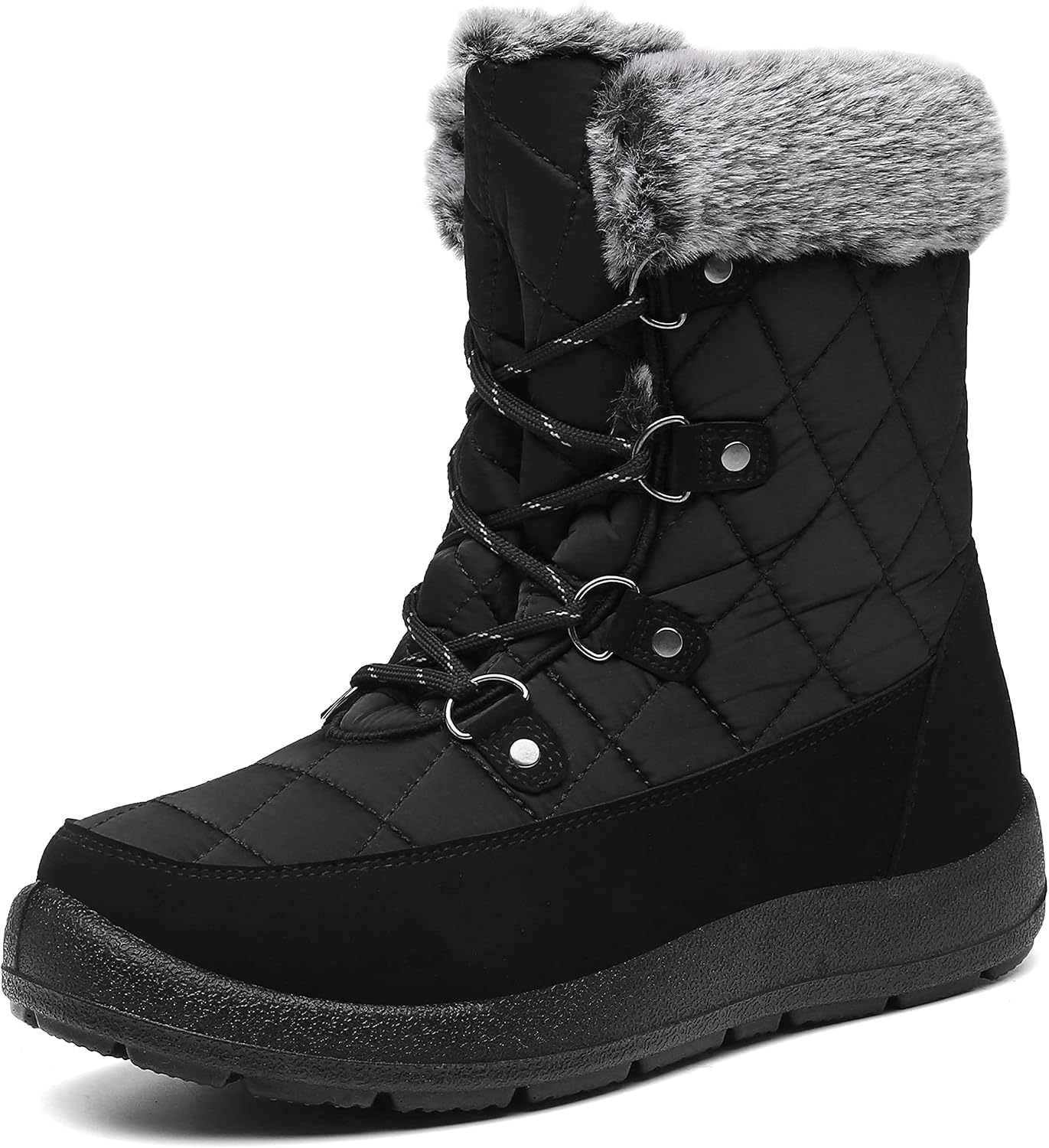 Botas nieve mujer forradas piel antiderrap